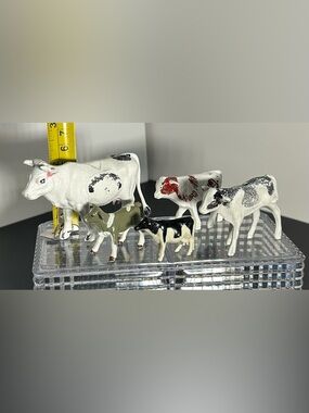PVC Cow Figures Diorama/Cake Toppers